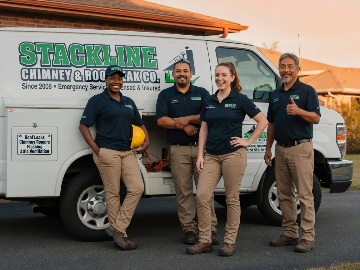 Chimney flashing repair company in Shamrock, TX